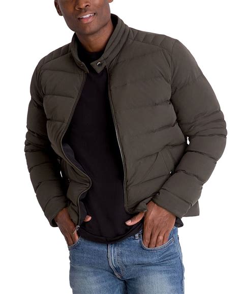 michael kors men's hipster stretch puffer jacket